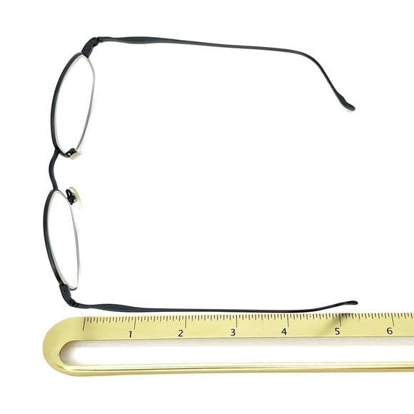 Calvin Klein Vintage Titanium Frames Prescription Ready Eyeglasses Graphite 90s - Picture 8 of 9